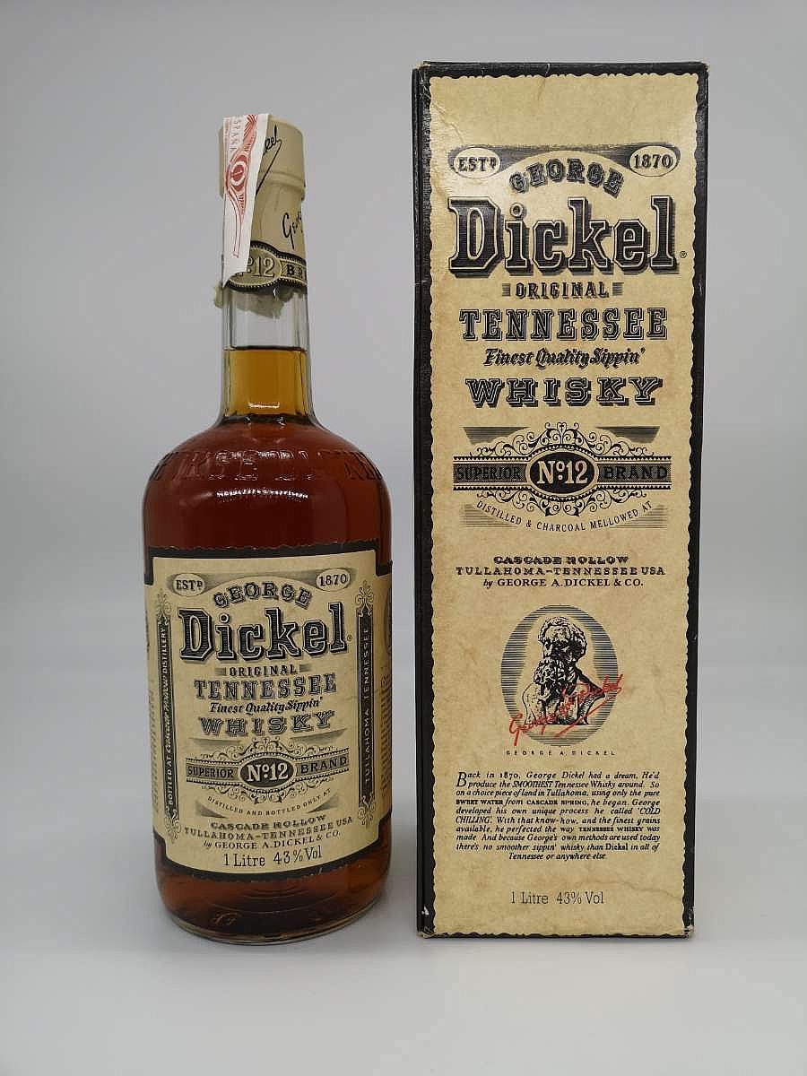 Sold at Auction: George Dickel Tennessee Whisky Crate