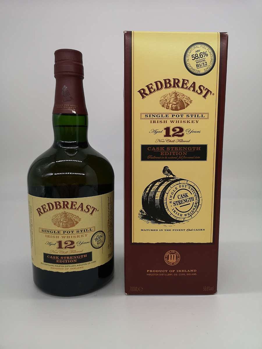 Redbreast Year Old Cask Strength B Whiskey Bidders Irish