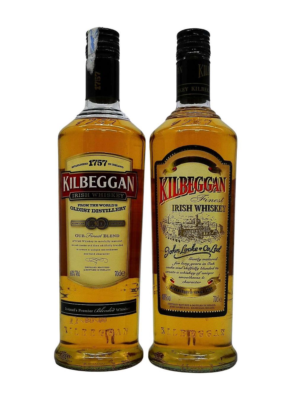& | Bidders Auction labels, new (old Platform Online Whiskey | Whiskey Irish lot) Whiskey 2 Finest bottle joint Kilbeggan Irish