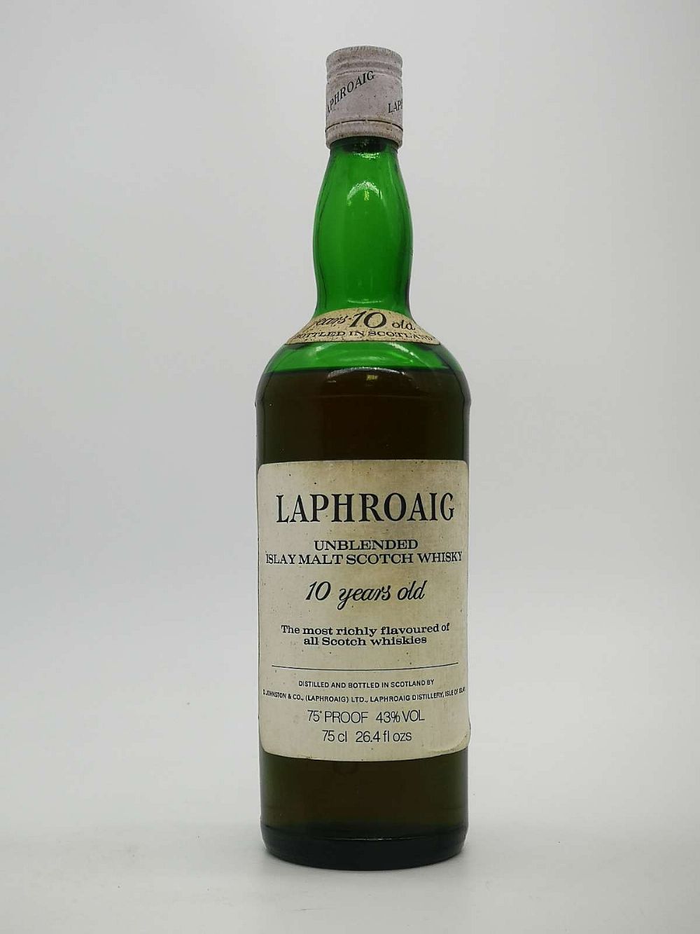 Islay 10 old | (older | Bidders bottling) Auction Whiskey Laphroaig malt Online year Unblended Scotch abv Platform Irish Whiskey Whisky 43%