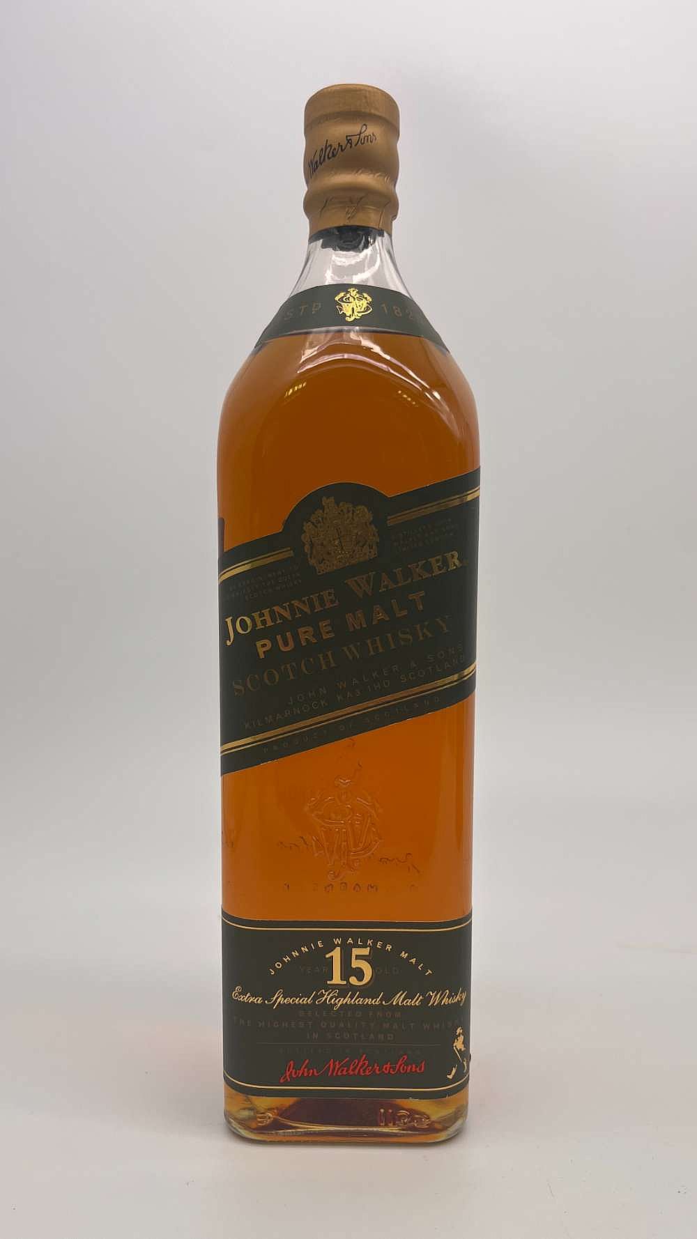 Johnnie Walker 15 year old Pure Malt Green Label (90's bottling 