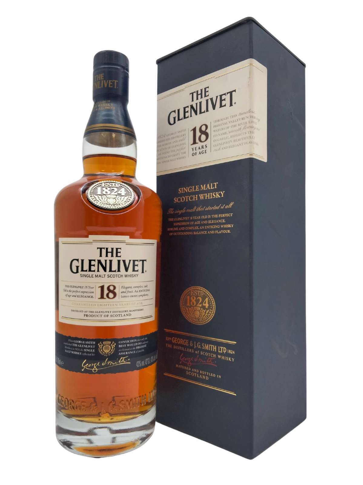 The Glenlivet 18 year old, Single Malt Scotch Whisky | Whiskey