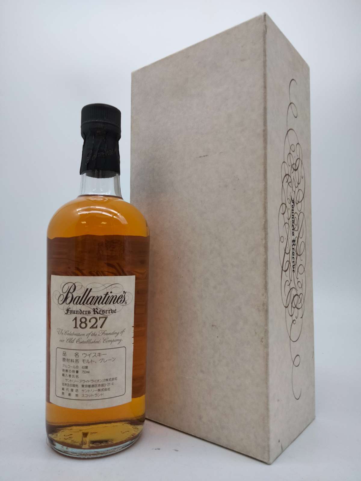 Ballantine's Founders Reserve 1827, Very Old Scotch Whisky 